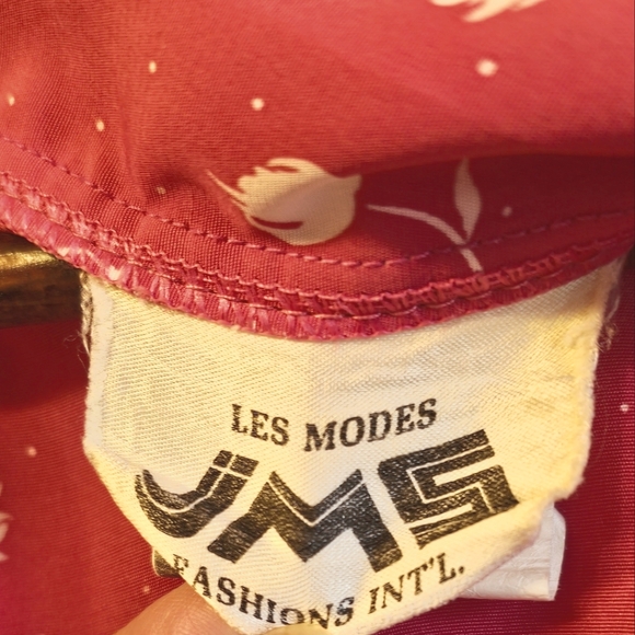 Cropped fushia-coloured vintage  button-down 🌺🌷🌸⚘️ - Picture 7 of 8